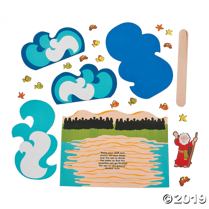 Parting of the Red Sea Craft Kit (Makes 12)