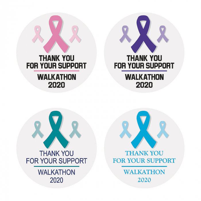 Personalized Awareness Ribbon Favor Stickers (144 Piece(s))