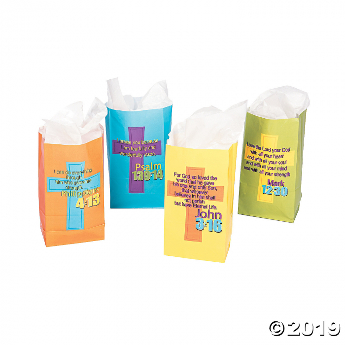 Treat Bags with Bible Verses (Per Dozen)