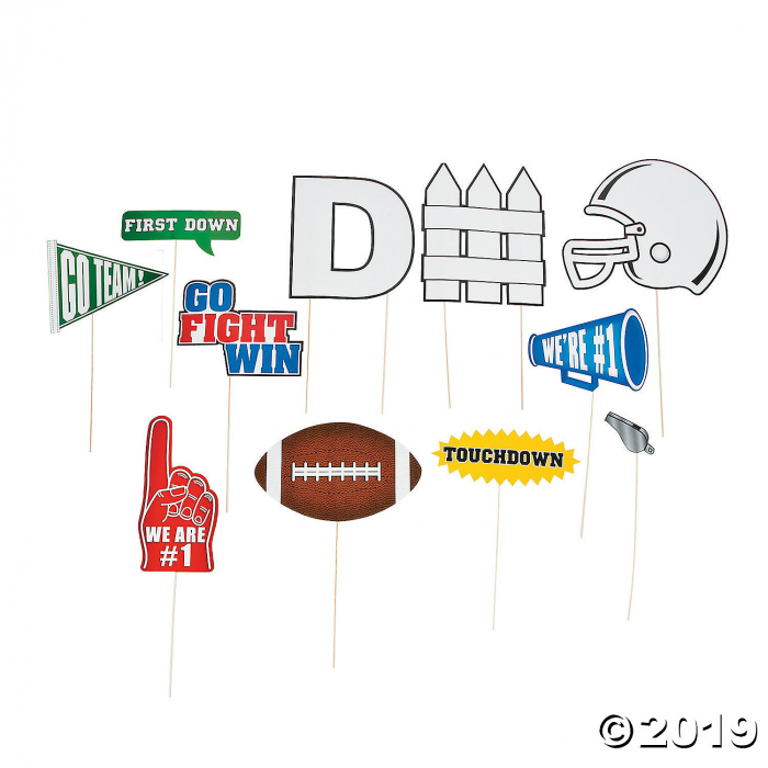 Football Photo Stick Props (Per Dozen)