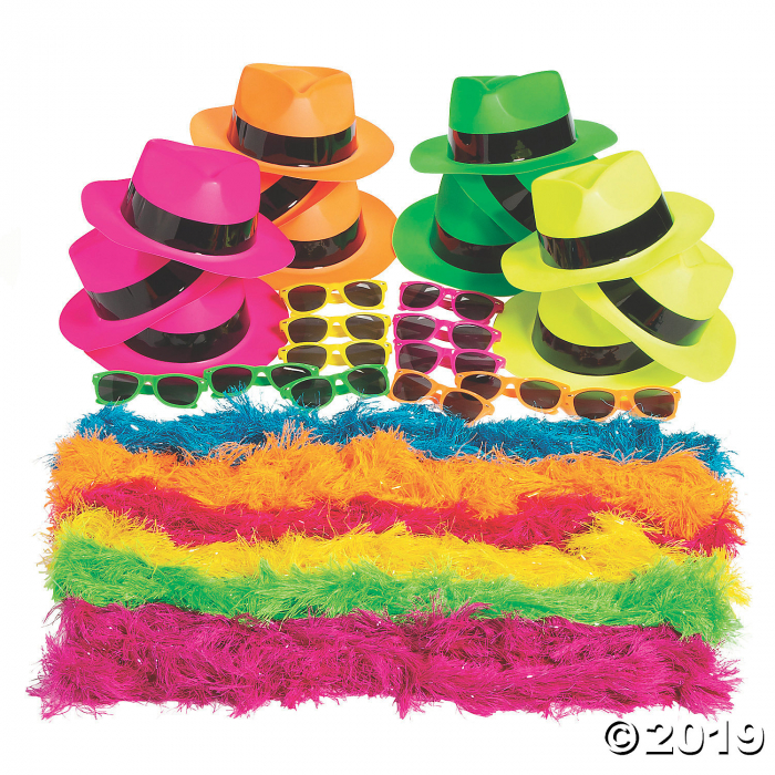 Neon Photo Booth Accessory Kit (36 Piece(s))