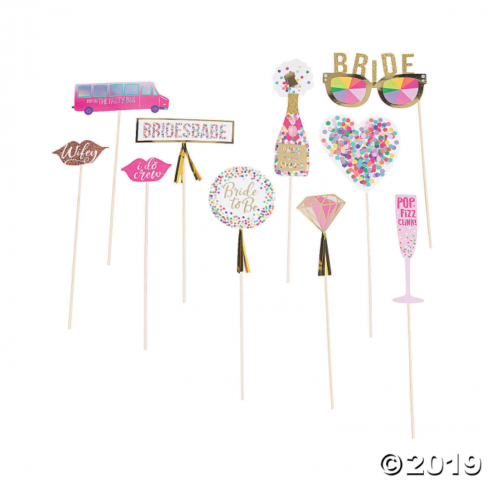 Bachelorette Bash Photo Stick Props (10 Piece(s))