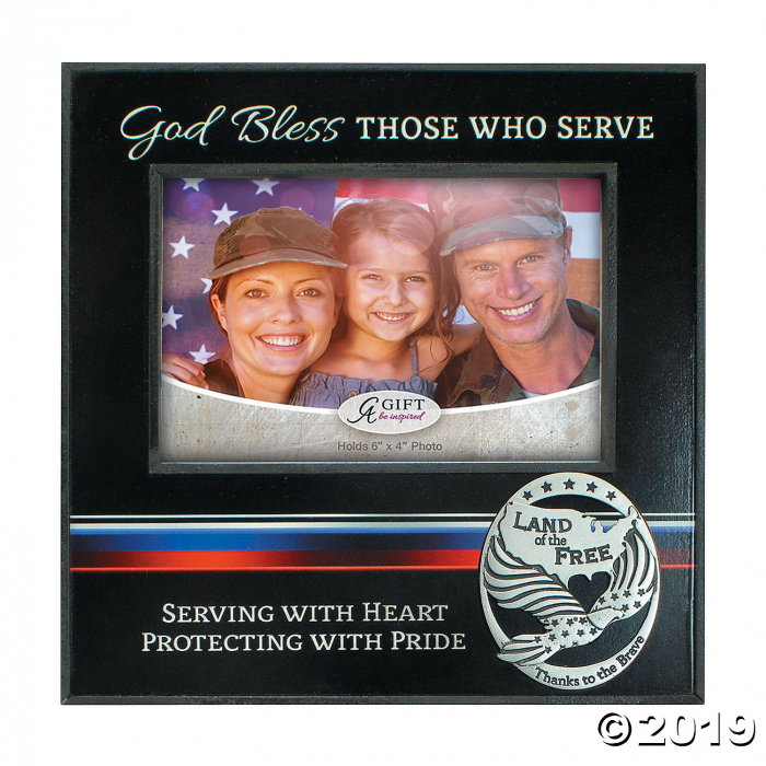 God Bless Those Who Serve Picture Frame (1 Piece(s))