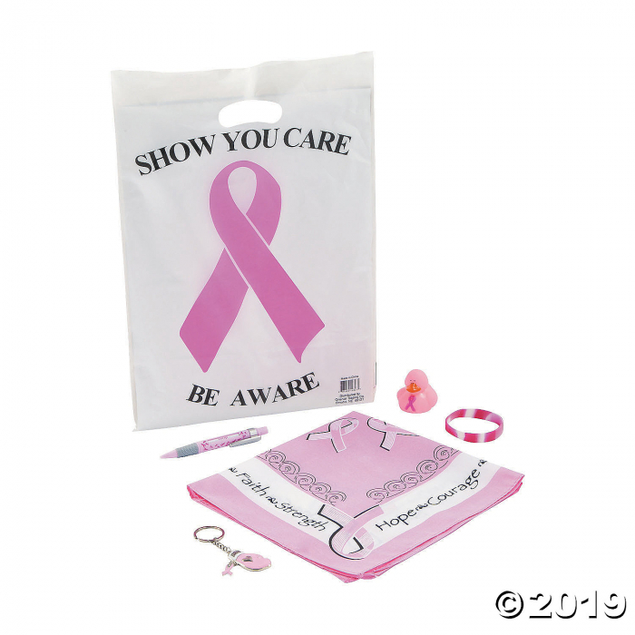 Pre-Filled Breast Cancer Awareness Goody Bags (Per Dozen)