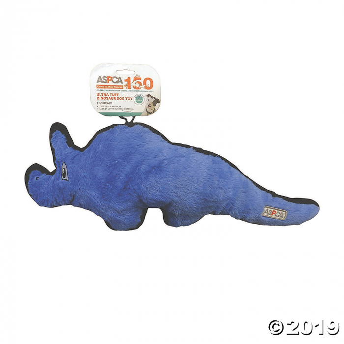 Dinosaur Dog Toy-Triceratops-Purple (1 Piece(s))