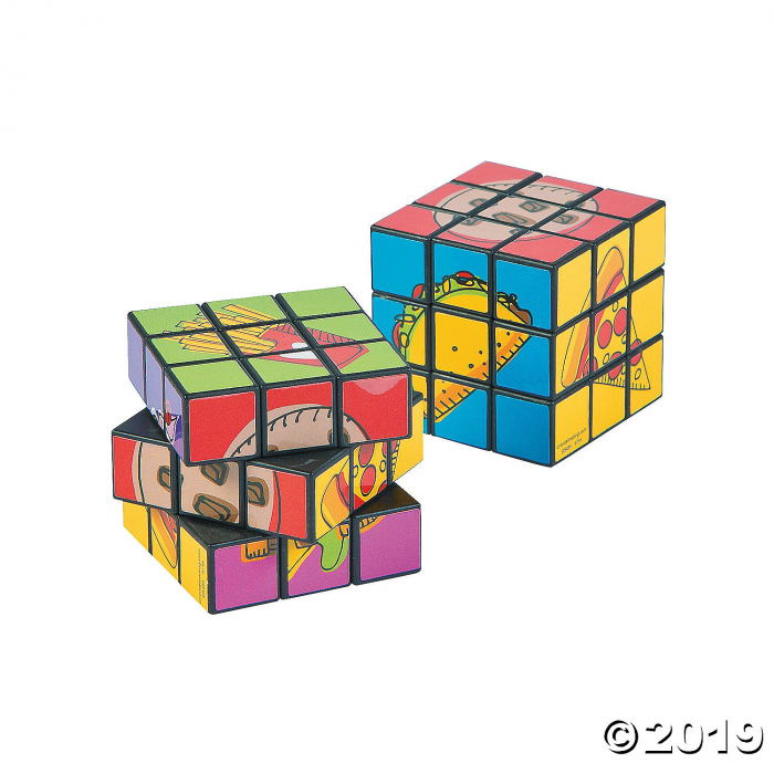 Fast Food Mini Puzzle Cubes (Per Dozen)
