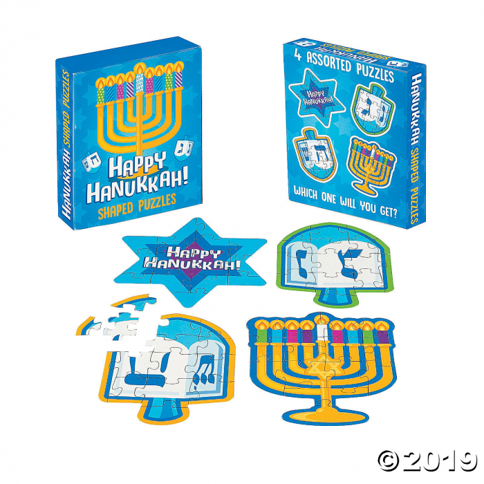 Mini Hanukkah Puzzles (Per Dozen)