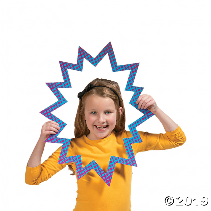 Girl Superhero Photo Booth Props (1 Sheet(s))