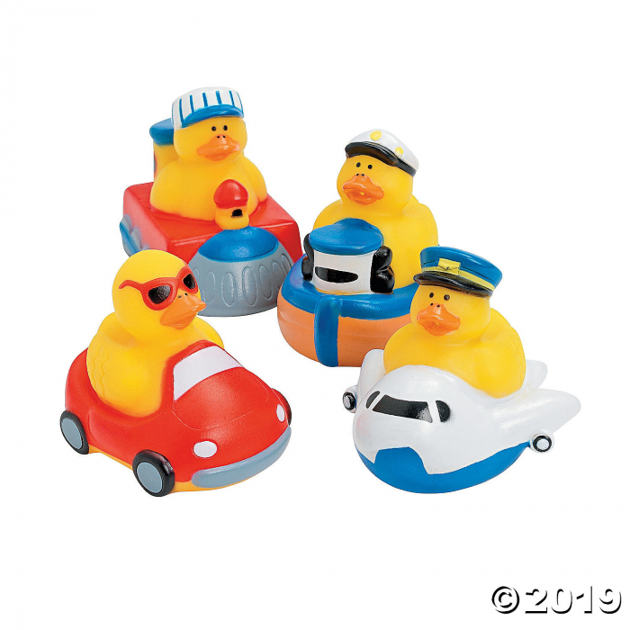 Transportation Rubber Duckies (Per Dozen)