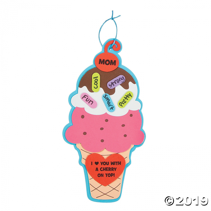Cherry on Top Mothers' Day Sign Craft Kit (Makes 12)