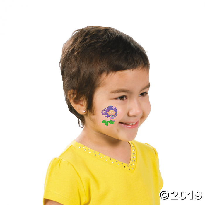 Mermaid Glitter Tattoo Assortment (72 Piece(s))