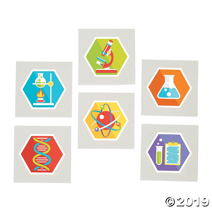 Science Party Tattoos (72 Piece(s))