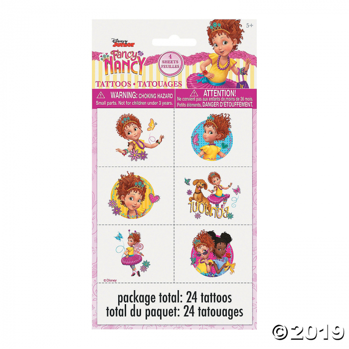 Disney Fancy Nancy Temporary Tattoos (24 Unit(s))