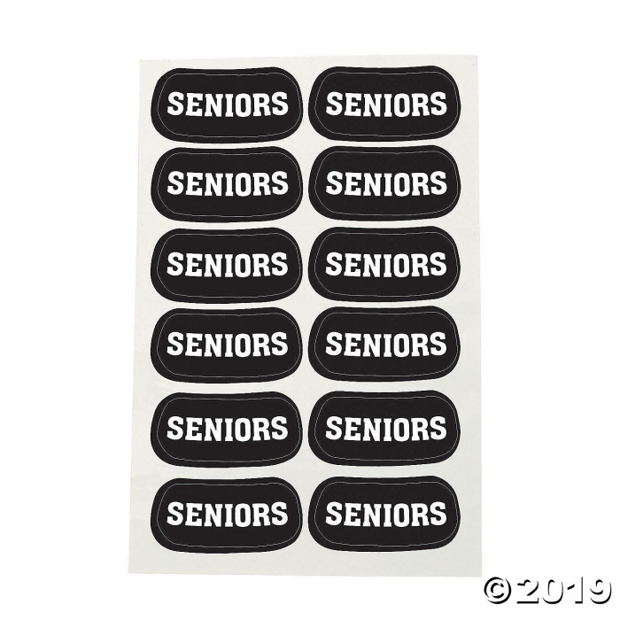 Seniors Eyeblack Temporary Tattoos (Per Dozen)