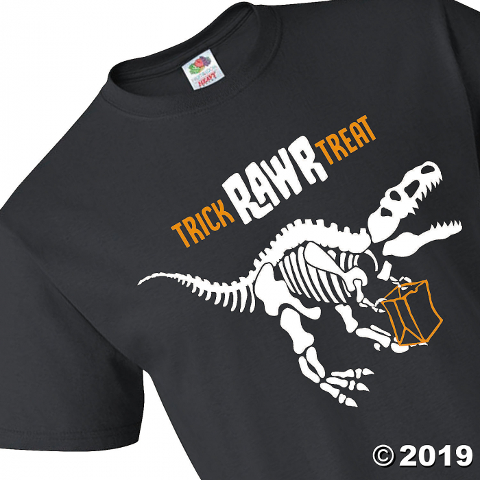Halloween Dino Youth Short Sleeve T-Shirt - Extra Small (1 Piece(s))