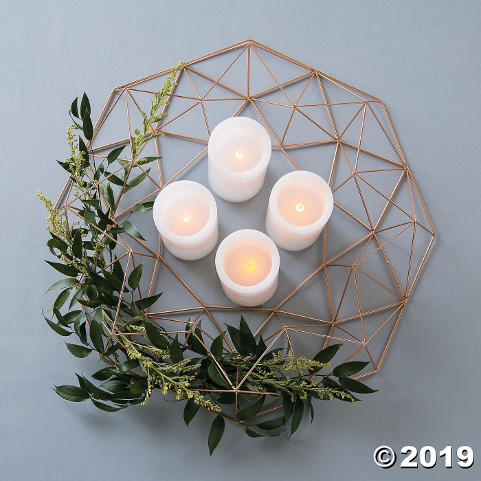 Gold Geometric Frame (1 Piece(s))