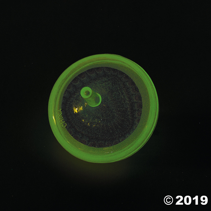 Glow-in-the-Dark Tie-Dyed Spin Tops (Per Dozen)