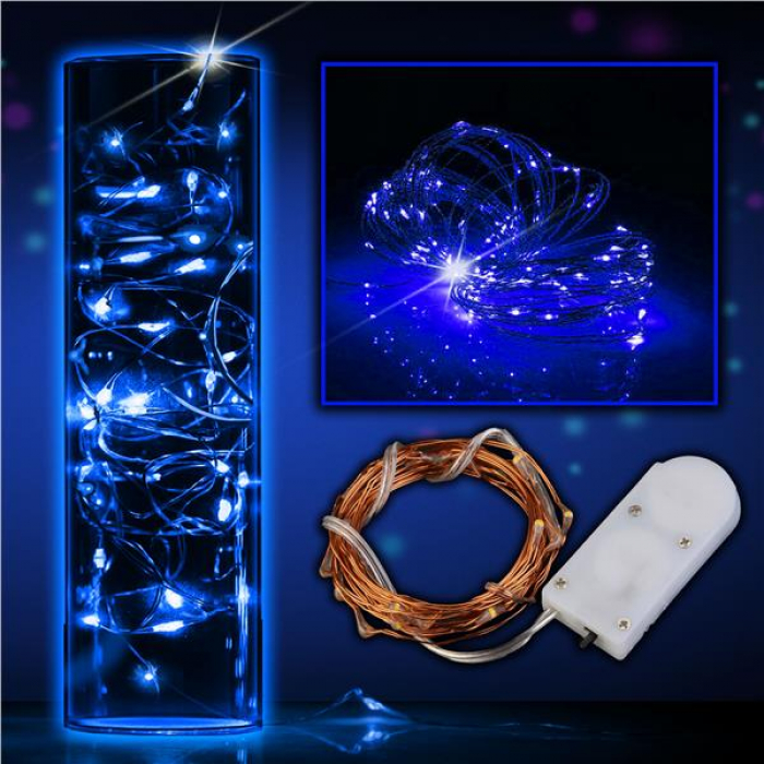 LED Blue 78"  String Lights (Per 6 pack)
