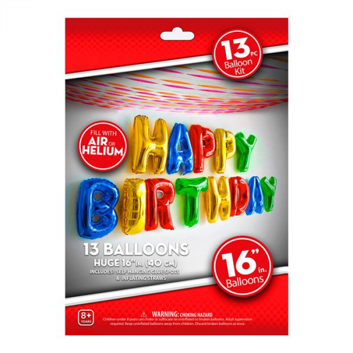 Happy Birthday Balloon Kit (Per kit)