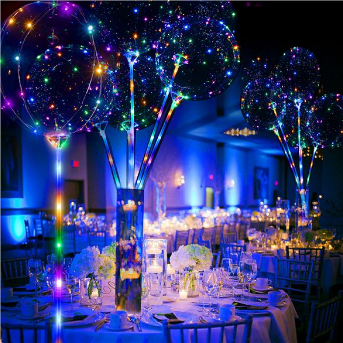 LED Lollipop Balloonâ¢ with Peach Handle