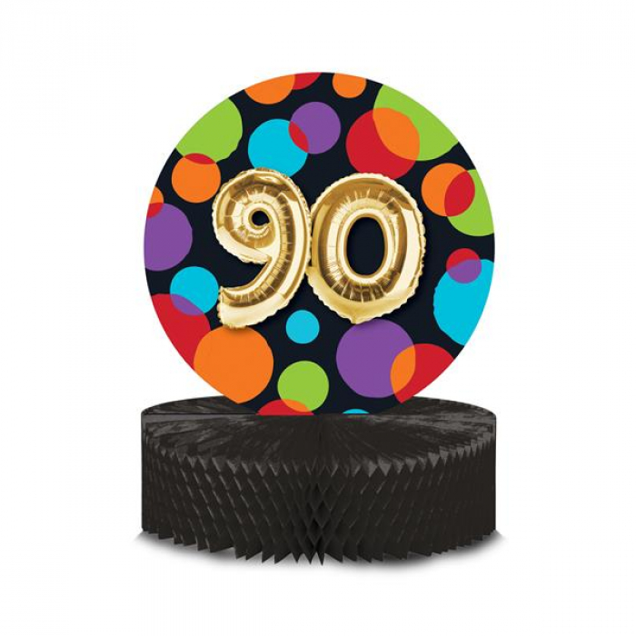 90th Birthday Balloon Centerpiece