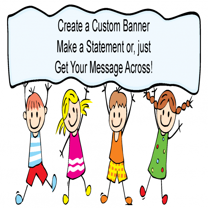Stick Kids Custom Banner - 12 x 24