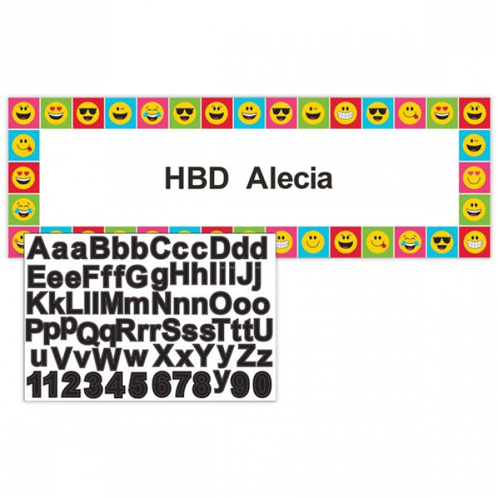 Emojicons Giant Party Banner (Per kit)