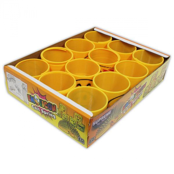 Emojicon Spring Toys (Per 12 pack)