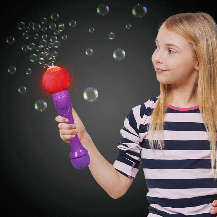 Purple LED Bubble Wand