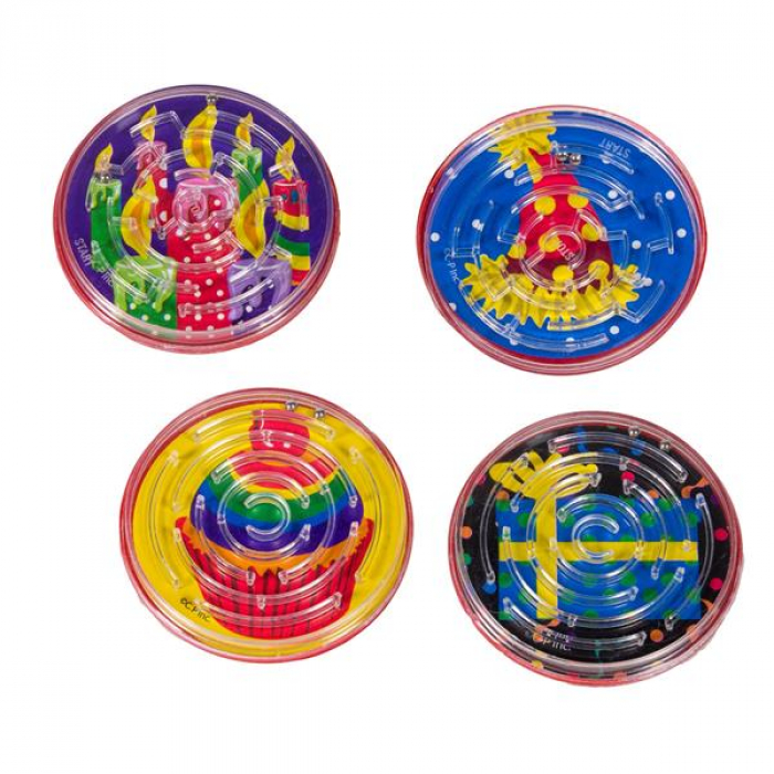 Rainbow Party Maze Puzzles (Per 12 pack)