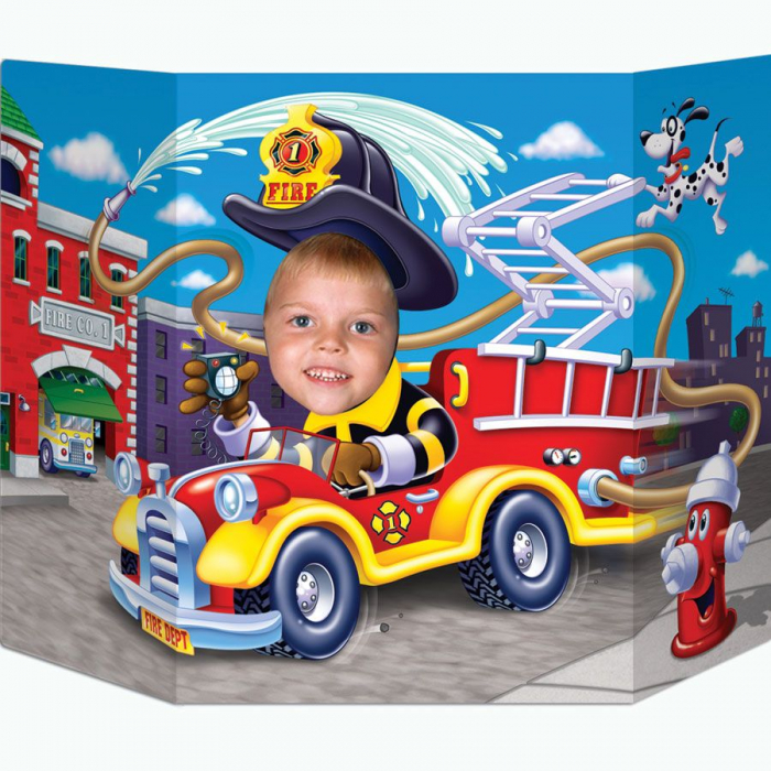 Fire Truck Photo Prop