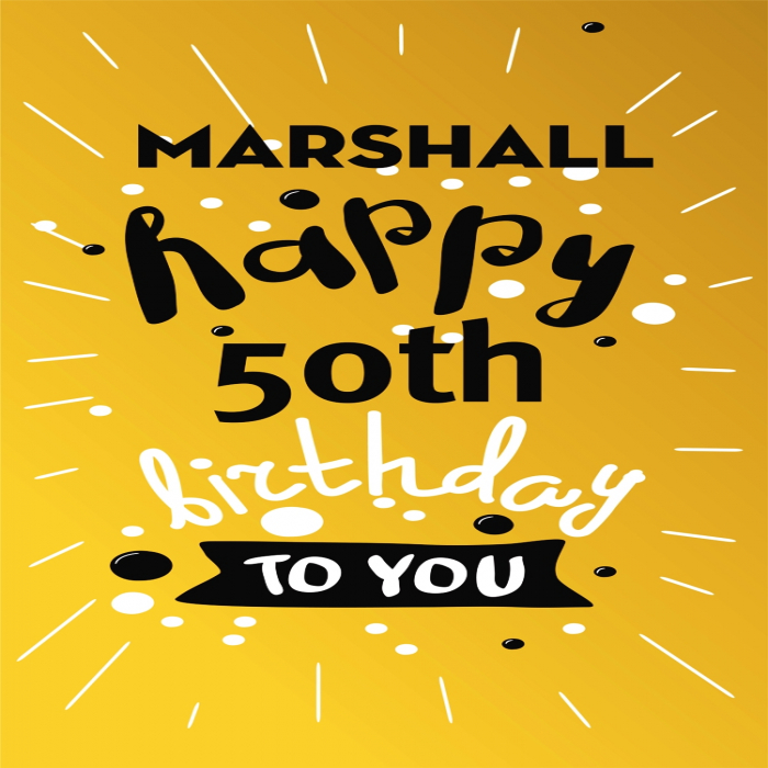 Gold Vertical Birthday Custom Banner - 12 x 24