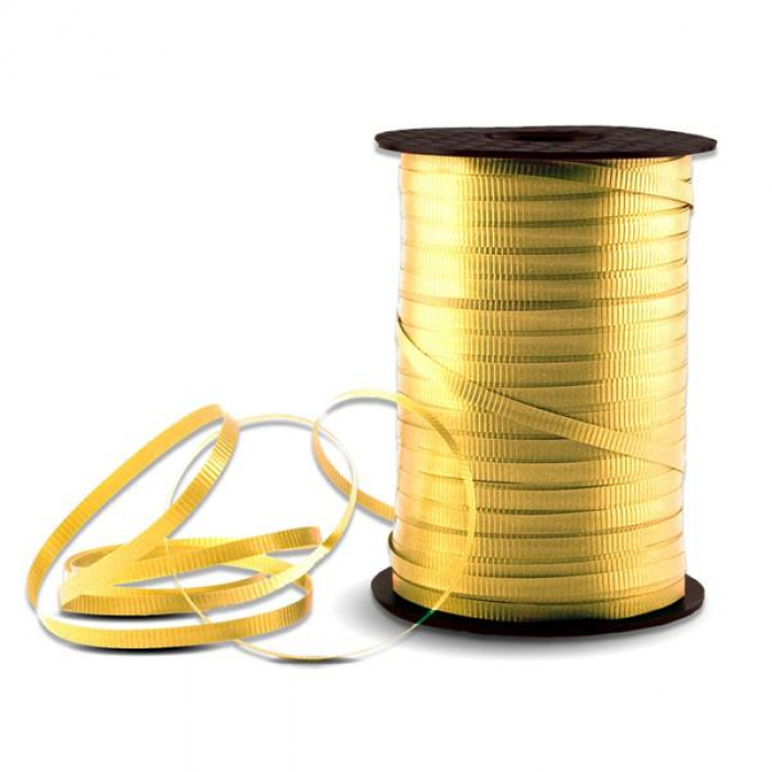 Gold Crimped Curling Ribbon (Per 500 yard roll)