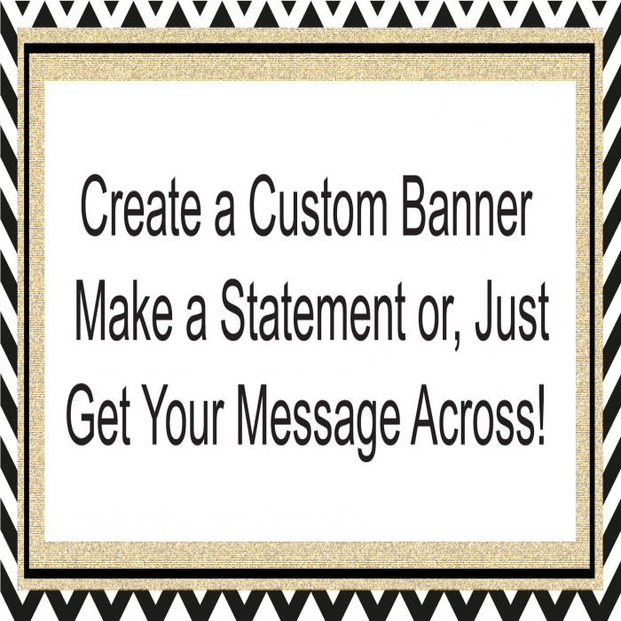 Special Occasion Custom Banner - 18 x 36