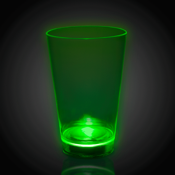 Neon Green LED 12 oz Cup