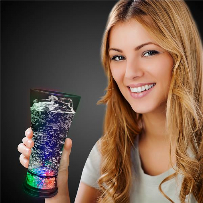 LED Pilsner 14 oz Glass