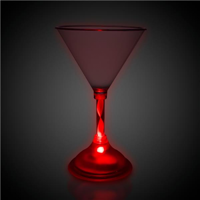LED 7 oz Martini Glass