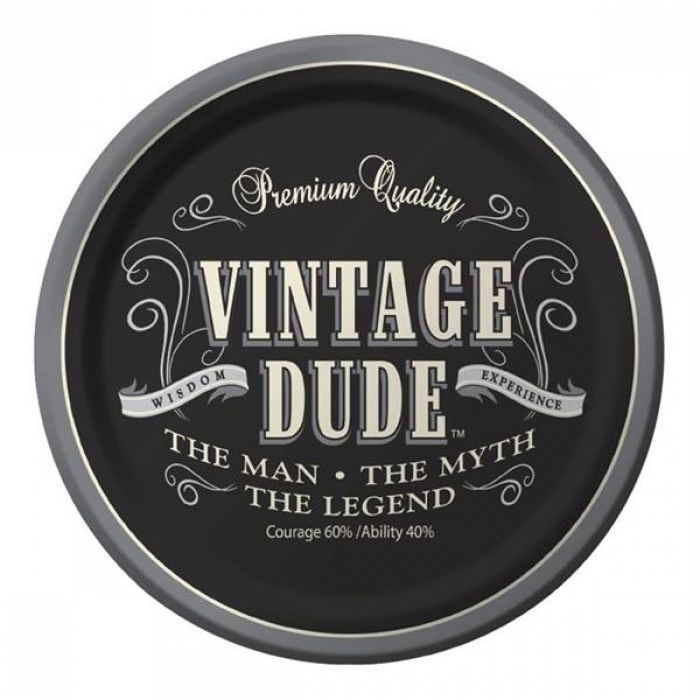 Vintage Dude 7" Plates (Per 8 pack)