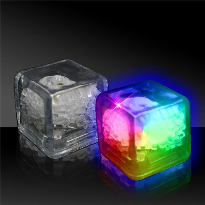 Rainbow Liquid Activated Light Up Ice Cubes (Per 12 pack)