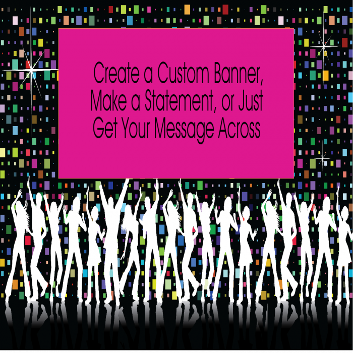 Dance Party Custom Banner - 12 x 24