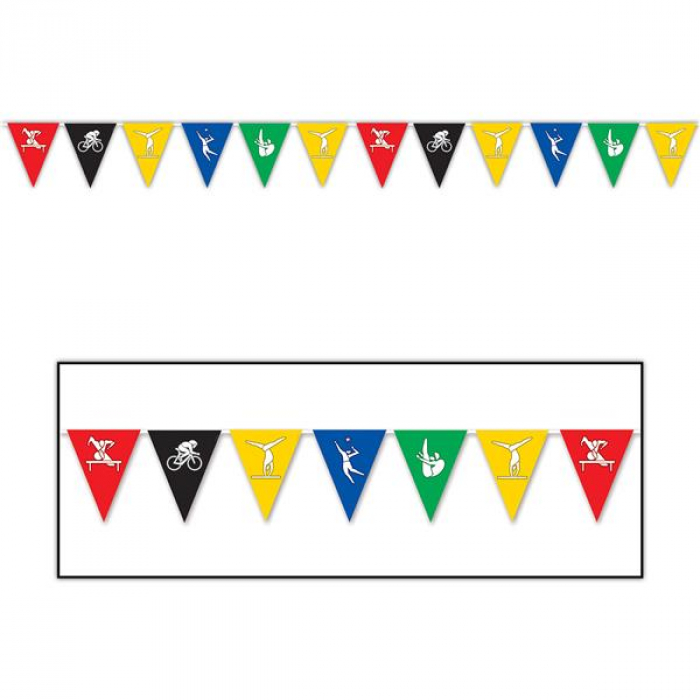 Summer Sports Pennant Banner