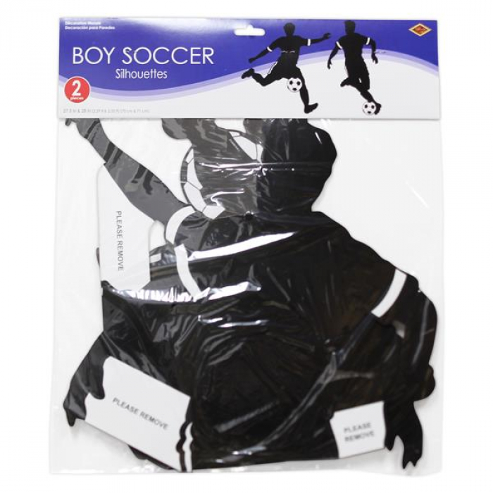 Male Soccer Player Cutouts (Per 2 pack)