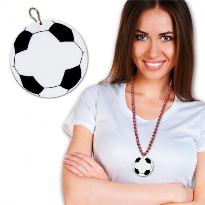 Soccer Ball 2.5" Medallion