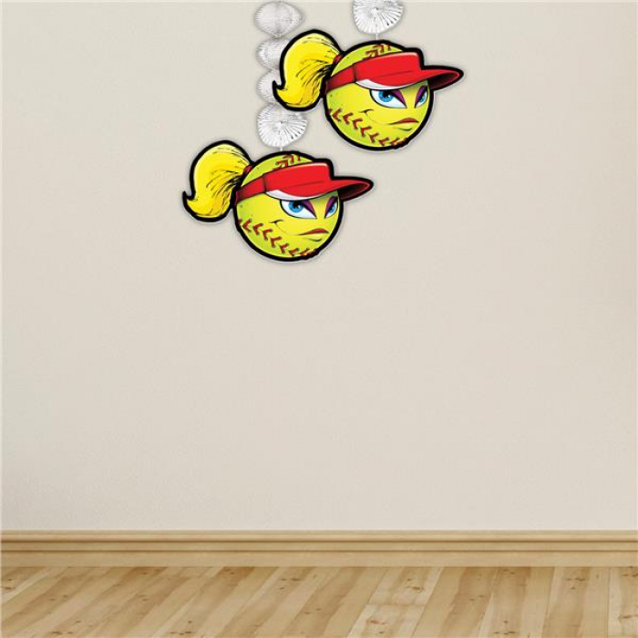 Softball Danglers (Per pack of 2)