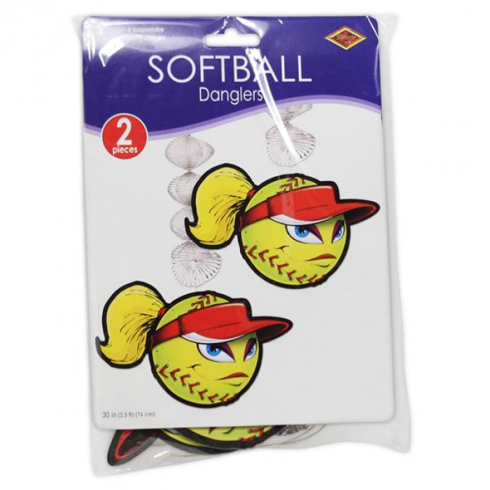 Softball Danglers (Per pack of 2)