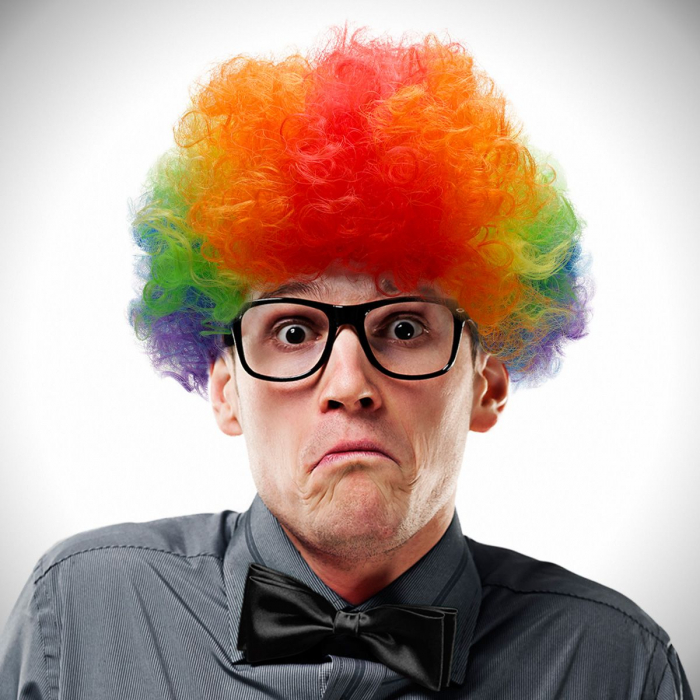 Rainbow Afro Wig