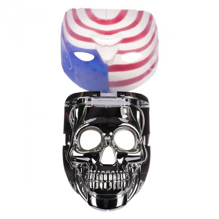 LED American Flag Double Face Mask