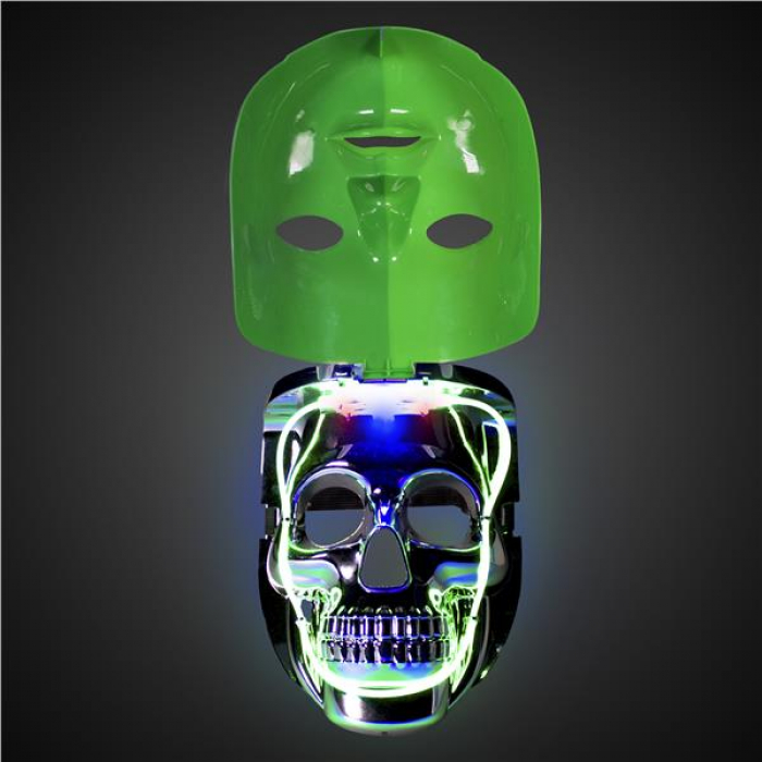 Mardi Gras LED Double Face Mask
