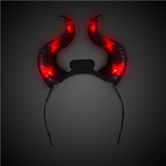 LED Devil Horns Headbopper