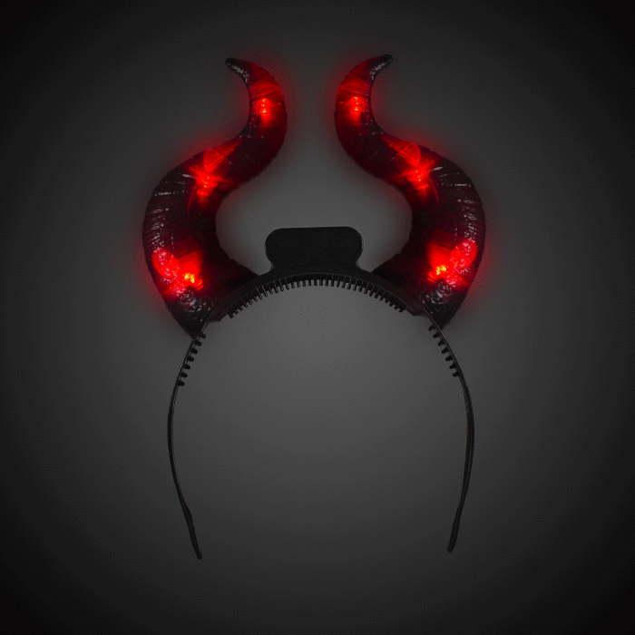 LED Devil Horns Headbopper